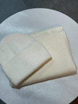 Completo sciarpa/cuffia micro paillettes