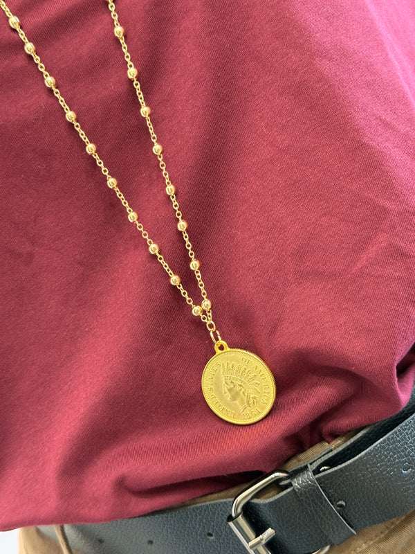 Collana oro con moneta Susy Mix