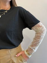 Maglia pizzo nera SusyMix