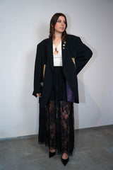 Blazer/gicca vintage nera Susy Mix