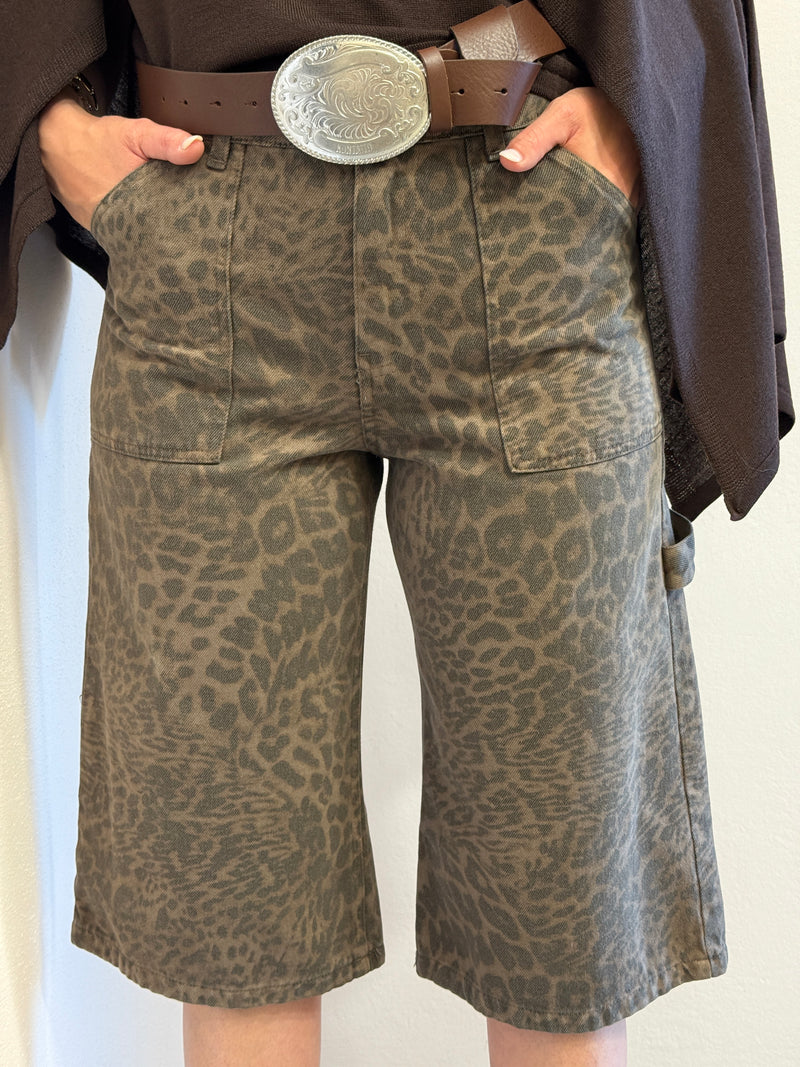 Bermuda animalier moro Kontatto