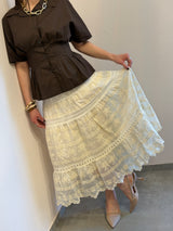 Gonna Ricami Boho-Romantica
