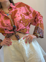 Camicia in misto seta - Tensione in