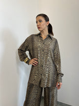 Camicia morbida Leopardata