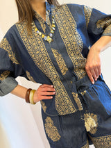 Camicia ricamata Denim - Tensione in