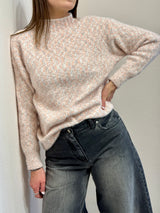 Maglione morbido a collo alto