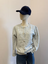 Cardigan corto mélange