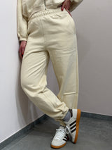 Pantalone tuta Kontatto panna