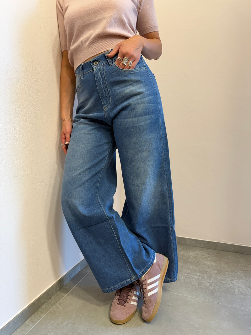 Jeans flare baggy Kontatto