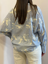 Camicia coreana ricamata, Kontatto