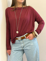 Blusa over Kontatto Sangria