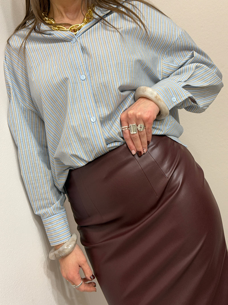 Camicia con cappuccio Kontatto