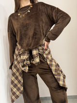 Completo tuta in ciniglia Susy Mix