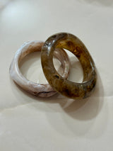 Bracciali rigidi effetto resina