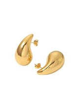 Orecchini goccia media oro