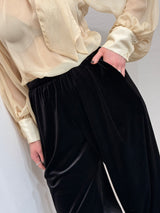 Pantalone ballon in velluto moro Susy Mix