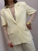 Completo sartoriale “Sunlight Pastel" – Blazer Corto & Pantalone