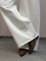 Jeans Giusi in drill bianco Tensione In