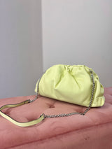 Borsa maxi clutch in pelle