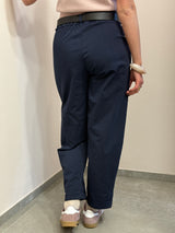 Pantaloni navy straight fit
