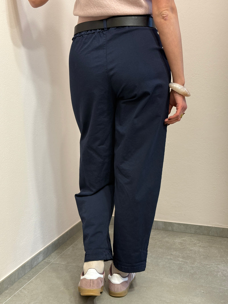 Pantaloni navy straight fit