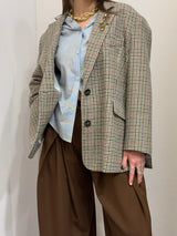 Giacca over pied de poule Kontatto