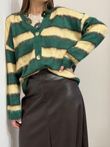 Cardigan a righe over