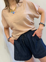 Camicetta con Dettagli Lurex - Art Love