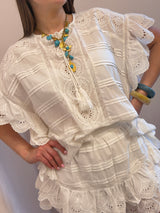 Camicia smanicata in sangallo - You Decide