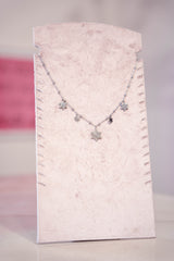 Collana stella di Natale Argento