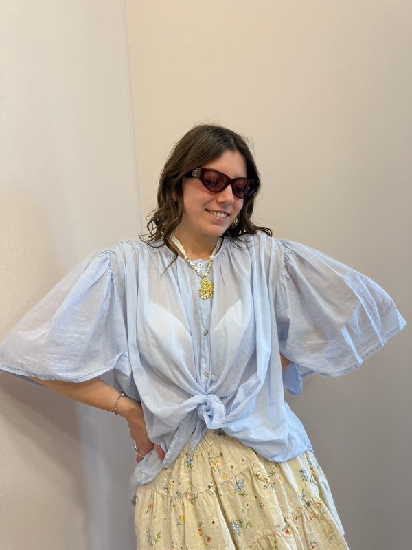 Blusa azzurro polvere Susy Mix