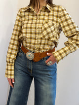 Camicia crop a quadri Susy Mix