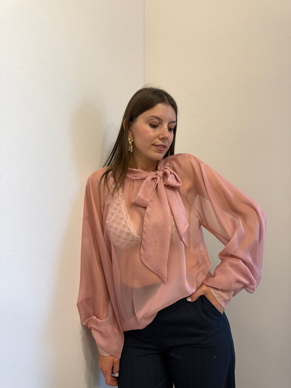 Camicia fiocco rosa Kontatto