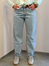 Denim Giacinto Kontatto modello boyfriend light blu