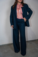 Giacca-Blazer gessata paillettes Kontatto