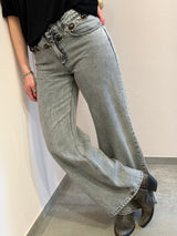 Denim Acid wash grigio chiaro Kontatto