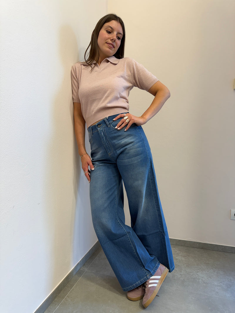 Jeans flare baggy Kontatto