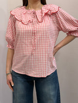Camicetta vichy rosa