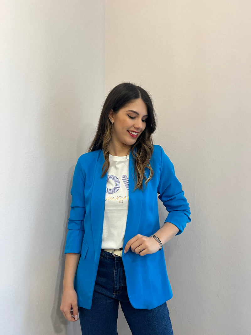 Blazer classico Azzurro