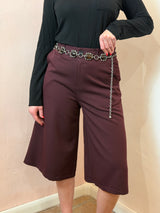 Pantalone a gamba larga corto , Bordeaux - Lumina