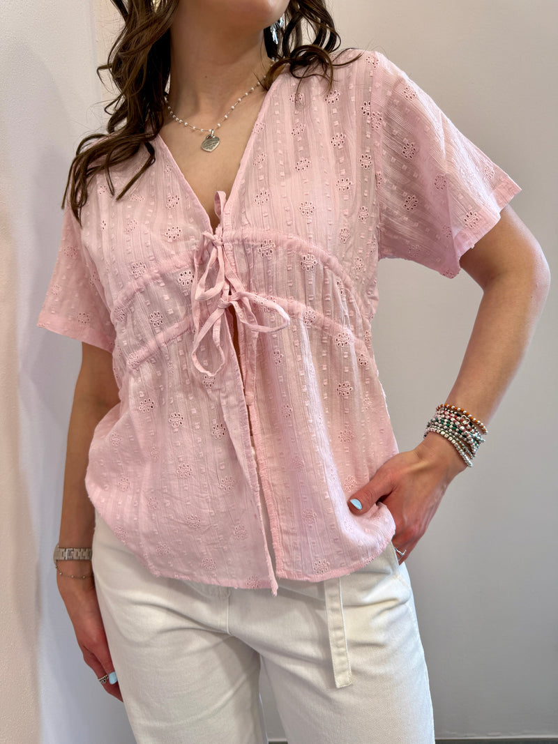 Camicia Taila in rosa La Petite ètolie Paris