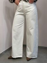 Jeans Giusi in drill bianco Tensione In