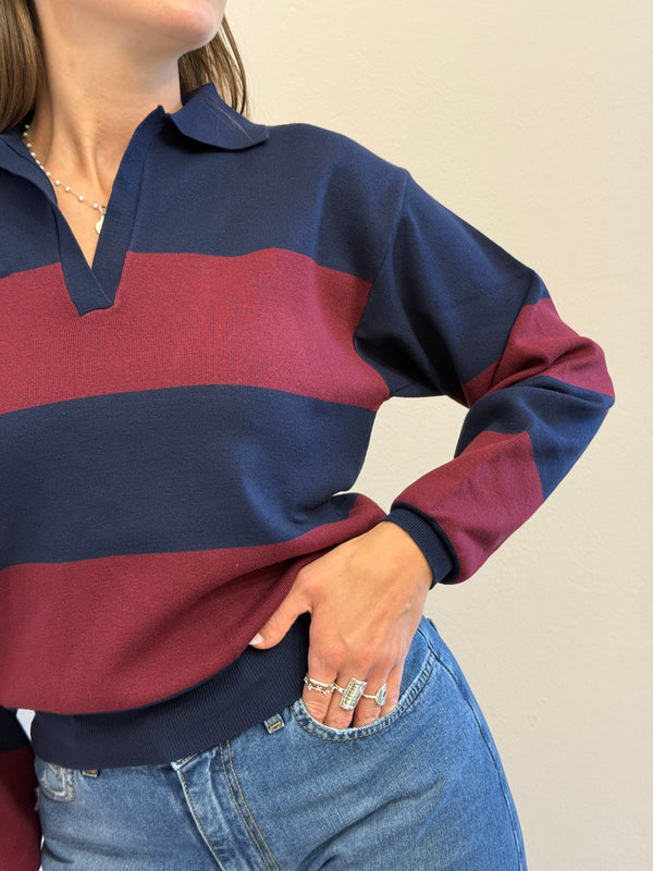 Polo a righe Kontatto
