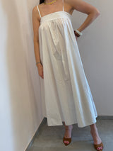 Abito Lungo "Easy-Chic" in bianco nuvola