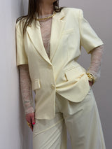 Completo sartoriale “Sunlight Pastel" – Blazer Corto & Pantalone