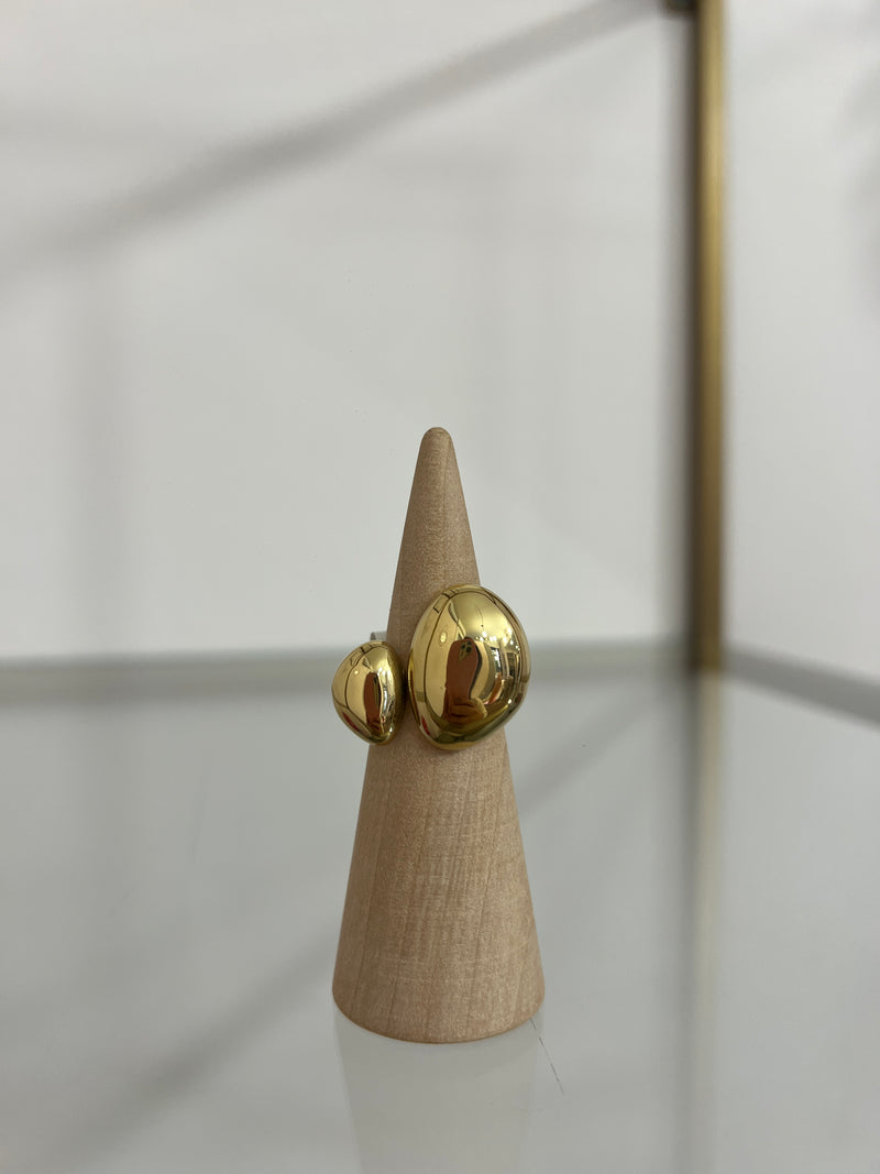 Anello doppio oro