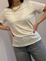 T-shirt Lino avorio - Art Love