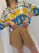 Camicia stampa a pesci - Tensione in