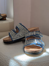 Ciabatta gioiello blu Denim