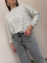 Maglia a riga blu